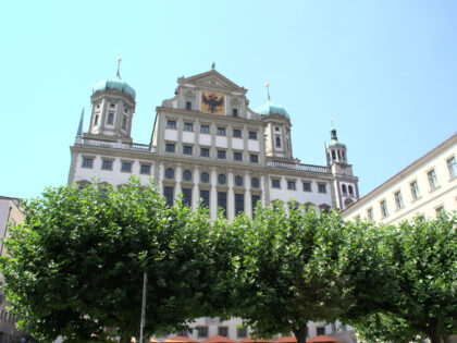 Rathausplatz Augsburg Bayern