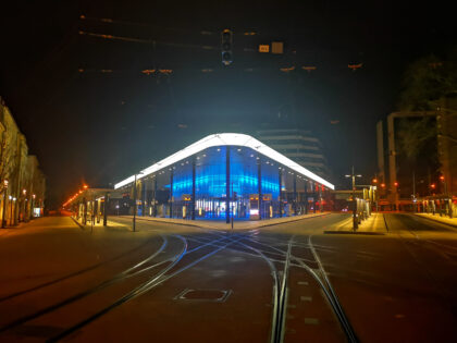 Nachtaufnahme 5 Augsburg Königsplatz