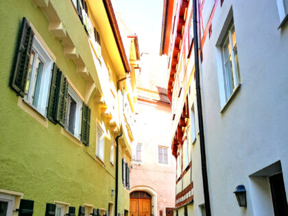 Gasse Nördlingen Bayern